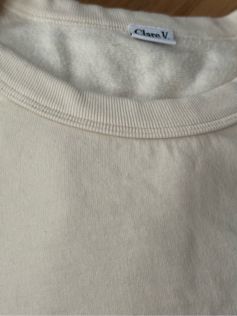 CLARE V. Sweatshirt DISCOTHEQUE size XL - Picture 6 of 6